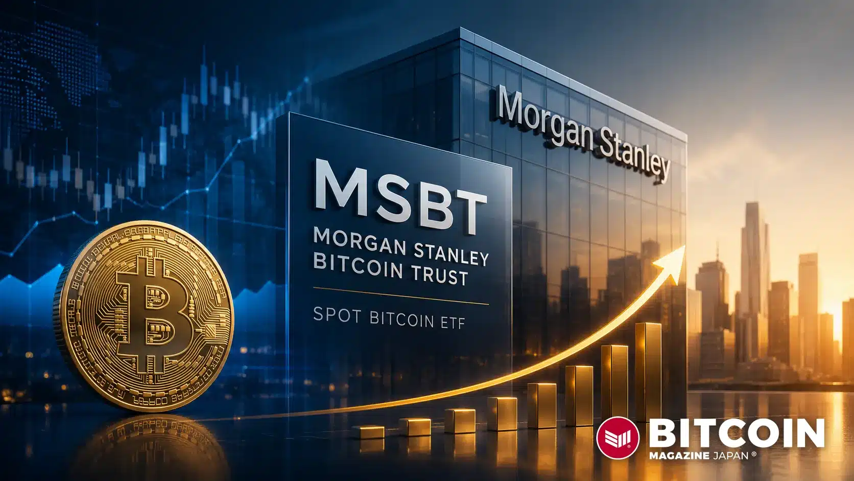 モルガン・スタンレーのBTC現物ETF「MSBT」、運用開始1カ月で約304億円流入 日次流出ゼロ継続