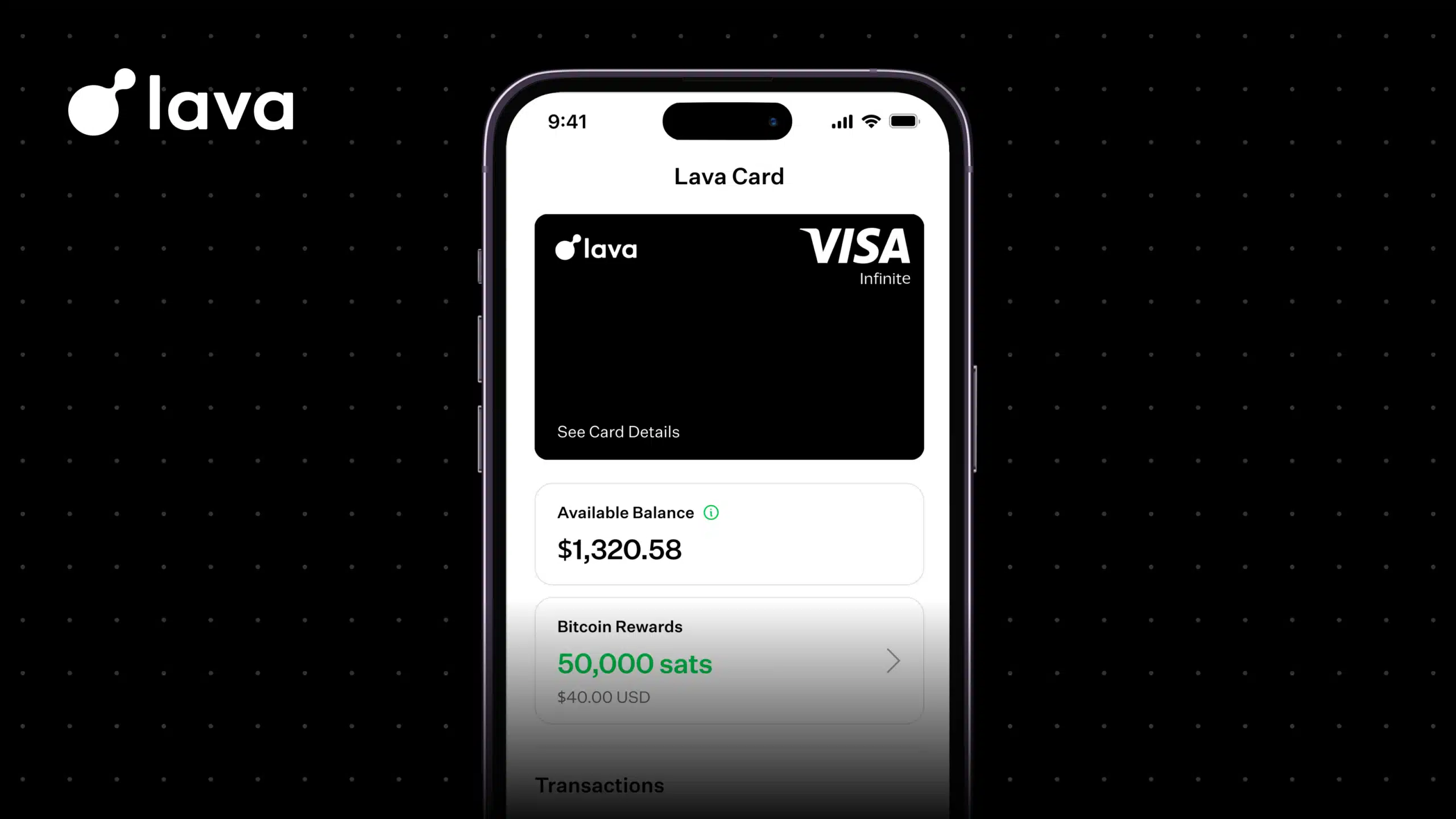 Lava Card、購入ごとにビットコイン報酬が得られるデビッド型のVisaクレジットカードを発行